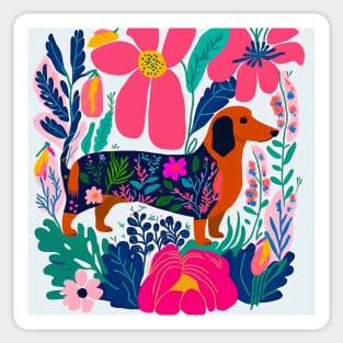 Mitsy the dachshund Sticker